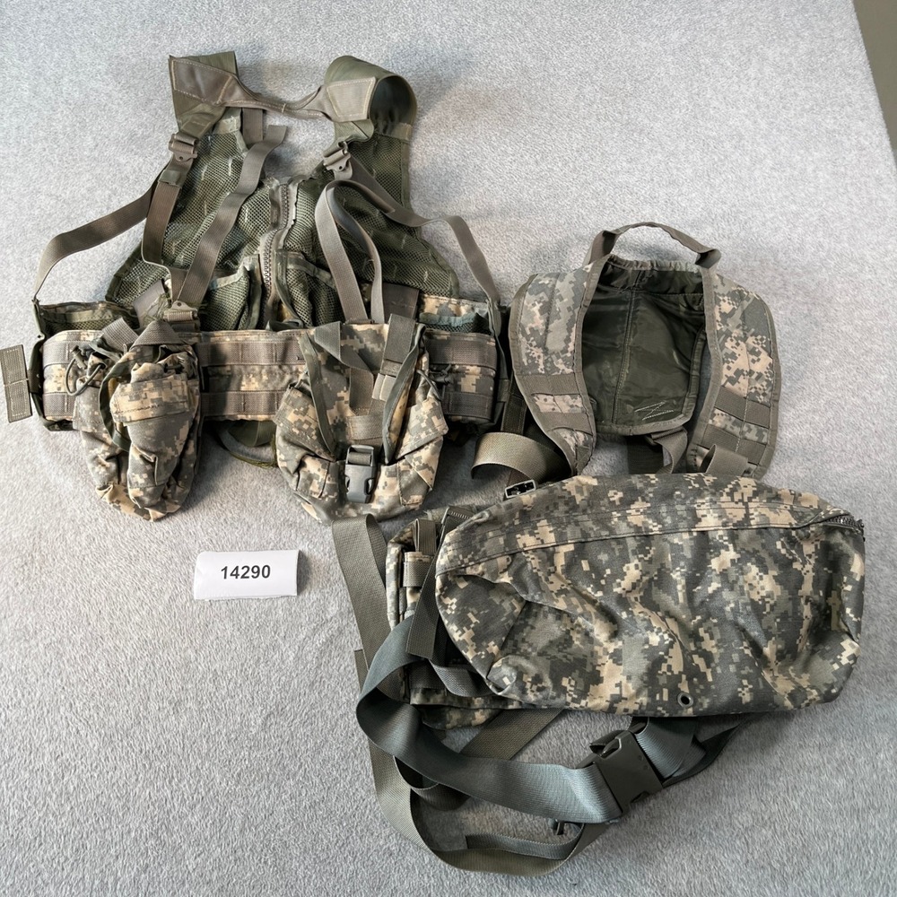 Tactical Tailor US Army Modular Vest Backpack Tactical Chest Rig Mens Set of 3